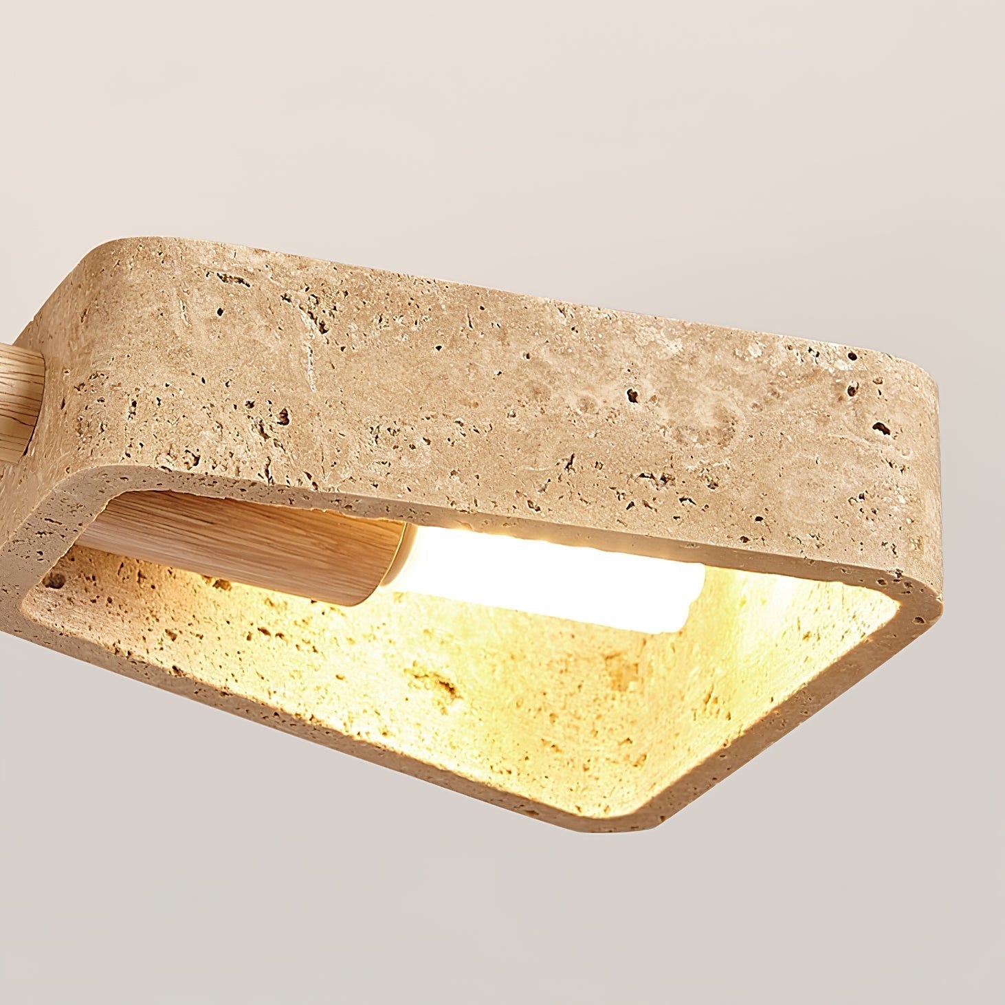 Hedra Travertone Geometric Chandelier - Blowlighting