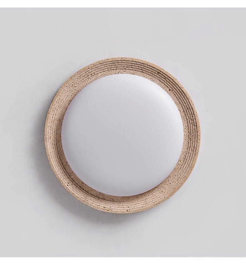 Orinir Minimalist Travertine Ceiling Light - Blowlighting