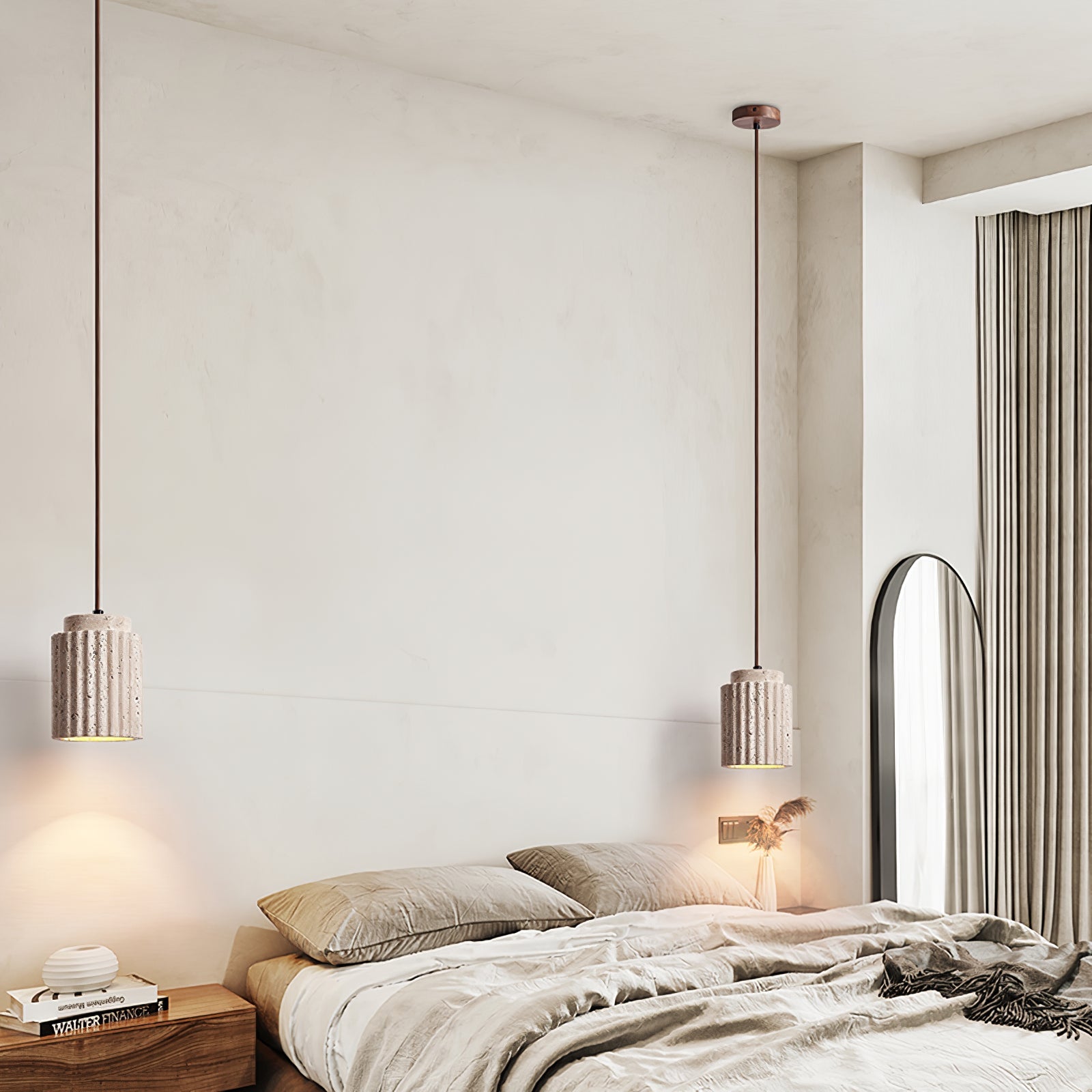 Mysolel Travertine Pendant Light - Blowlighting
