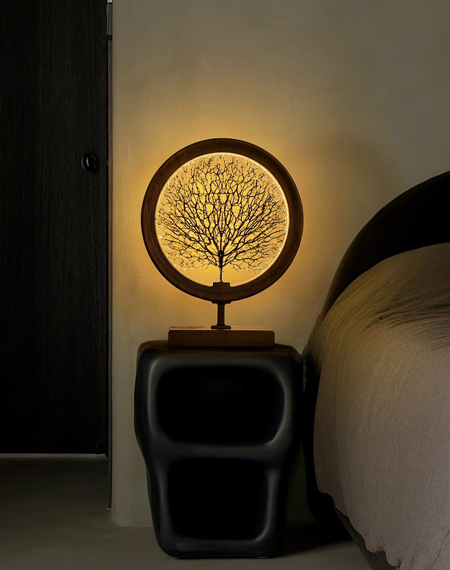 Stella Modern Wood Table Lamp - Blowlighting