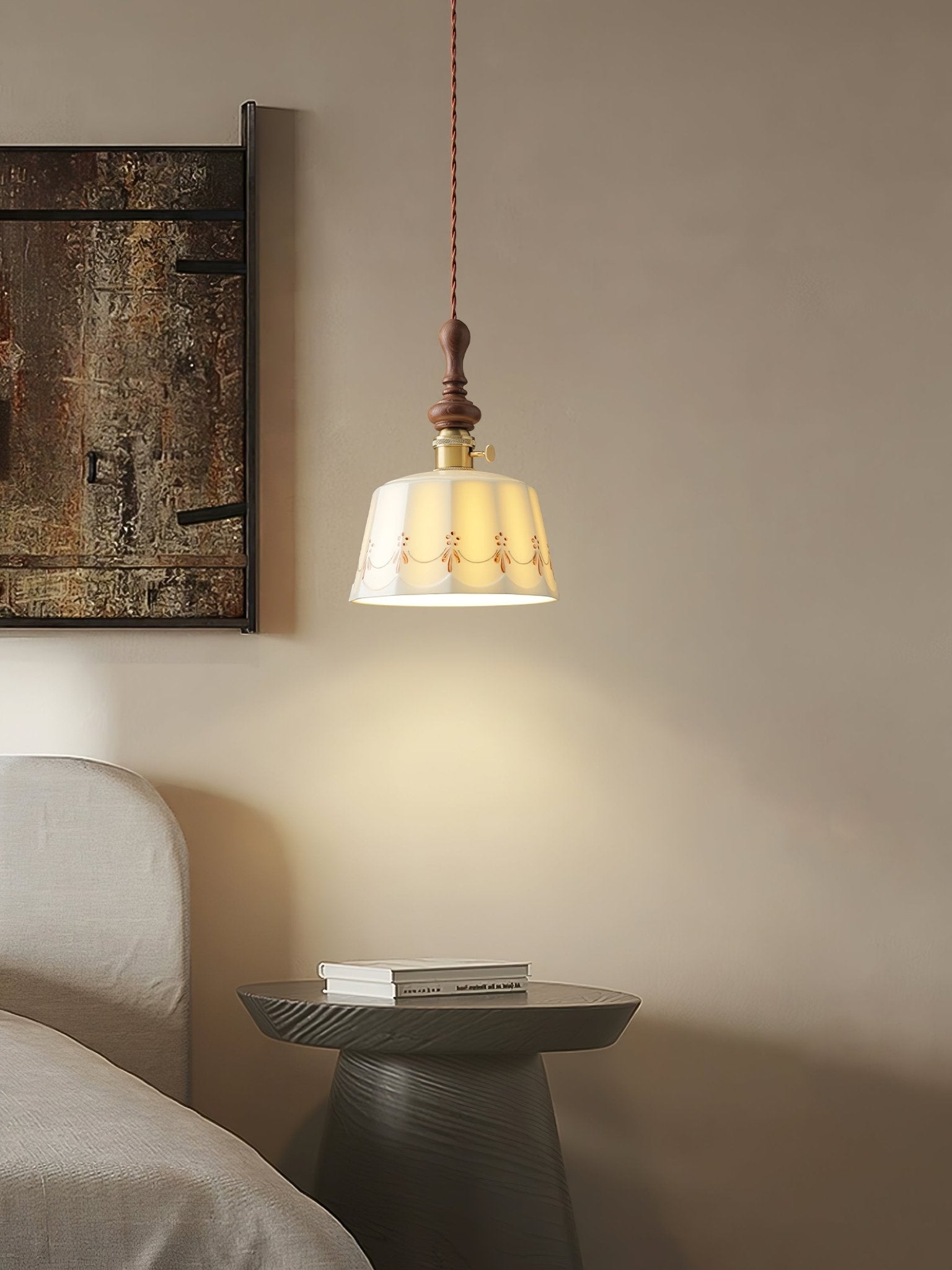 Roselind Ceramic Pendant Light - Blowlighting