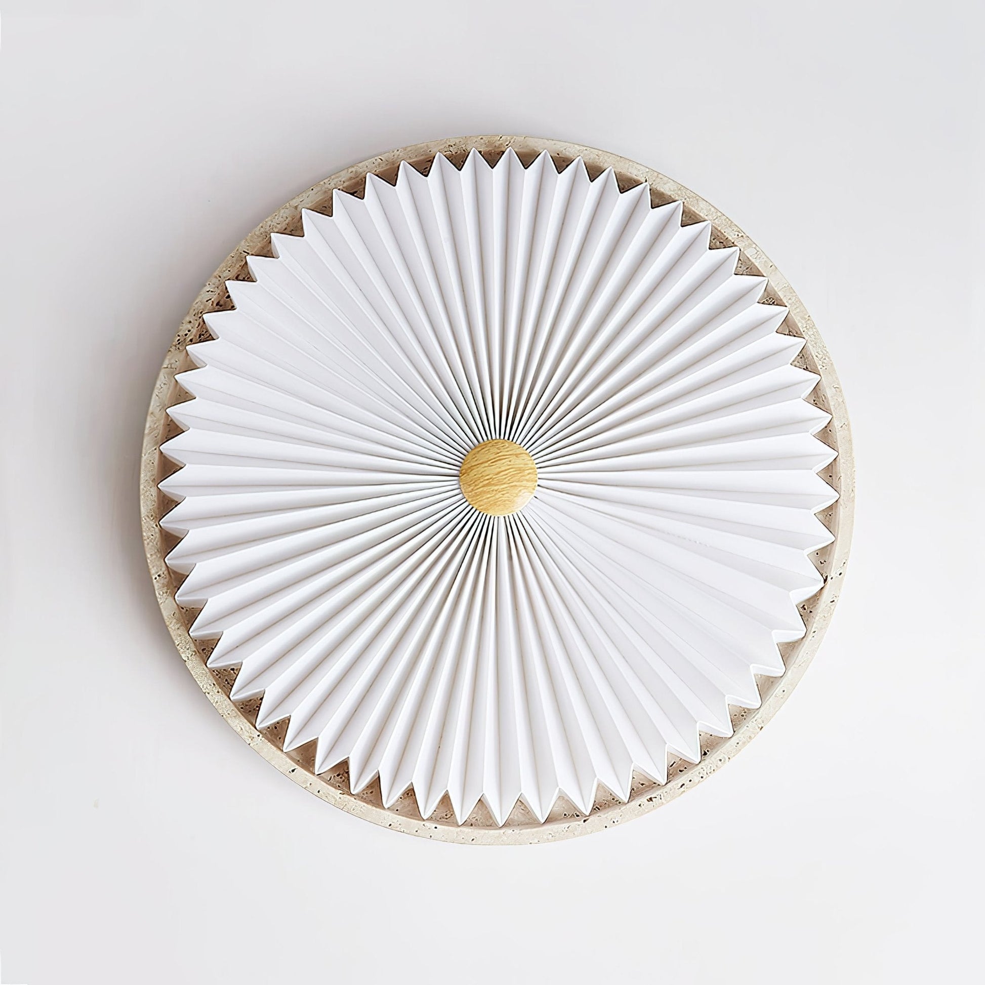 Ciloraris Textured Travertine Ceiling Light - Blowlighting