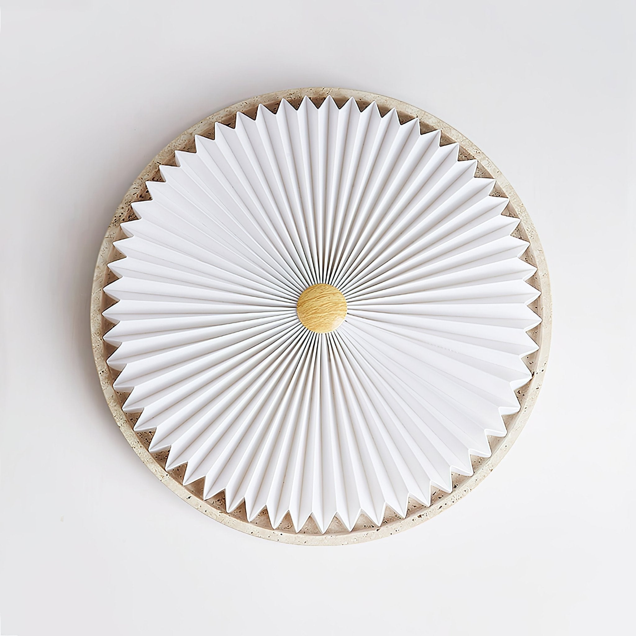 Ciloraris Textured Travertine Ceiling Light - Blowlighting