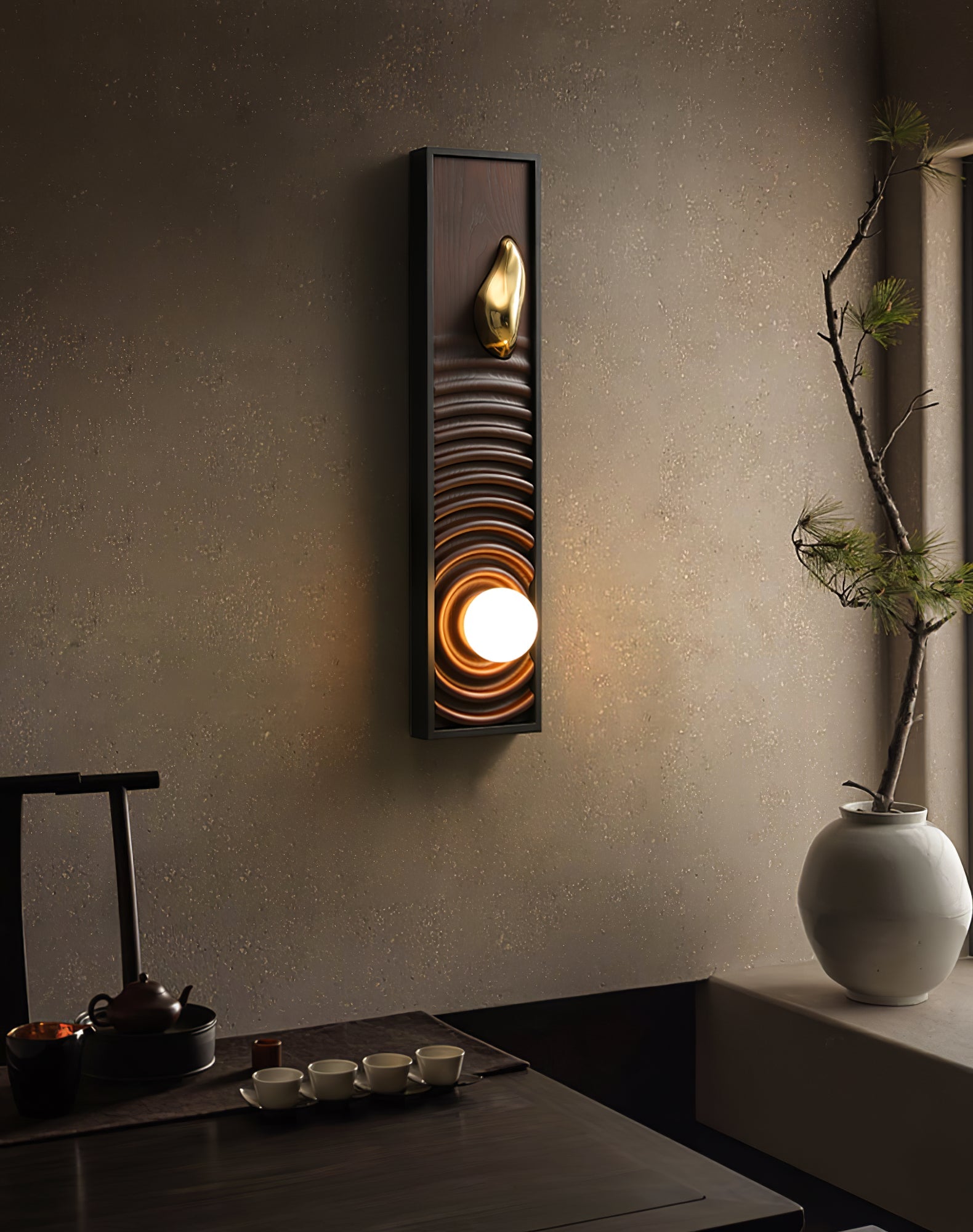 Caleb Vintage Wood Wall Lamp - Blowlighting