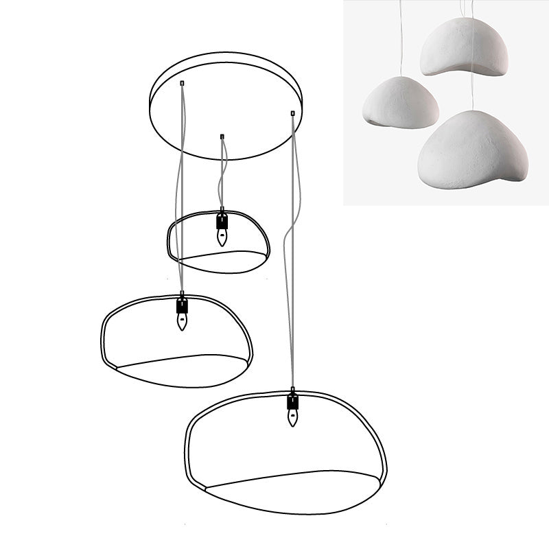 Khmara Rough Combination Chandelier B - Blowlighting