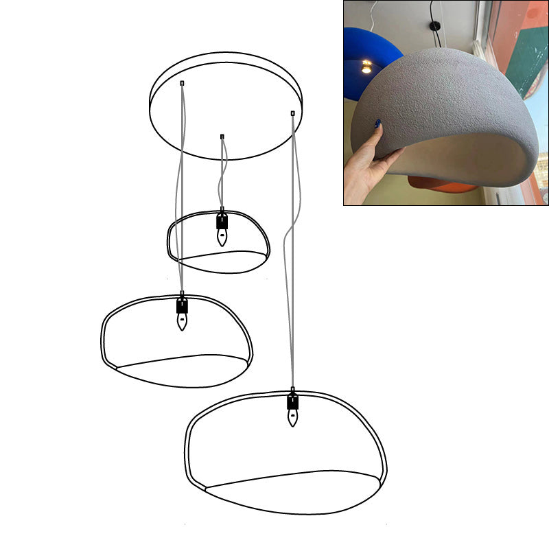 Khmara Rough Combination Chandelier B - Blowlighting