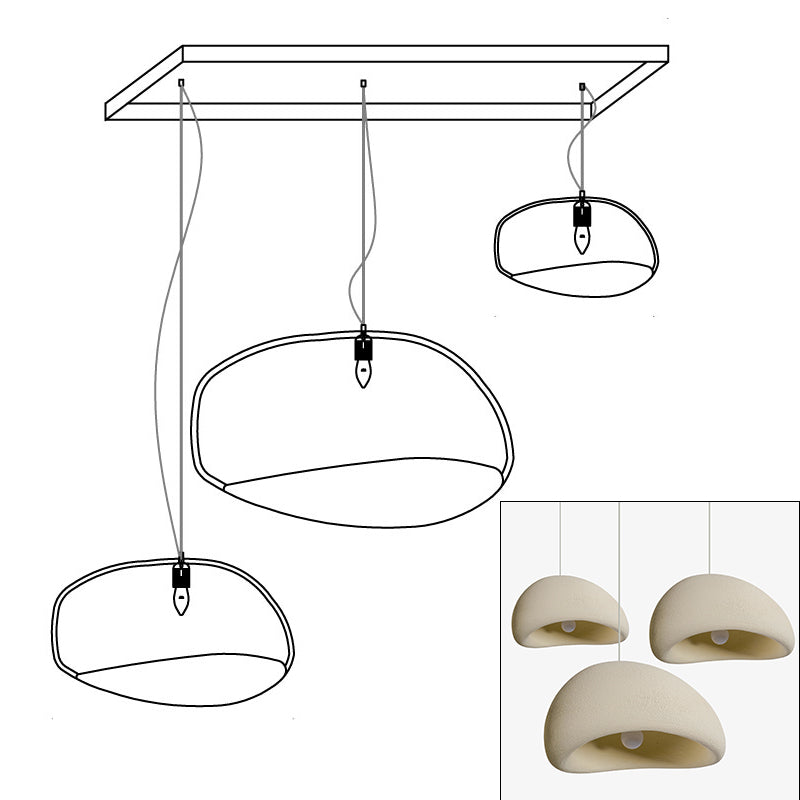 Khmara Rough Combination Chandelier B - Blowlighting