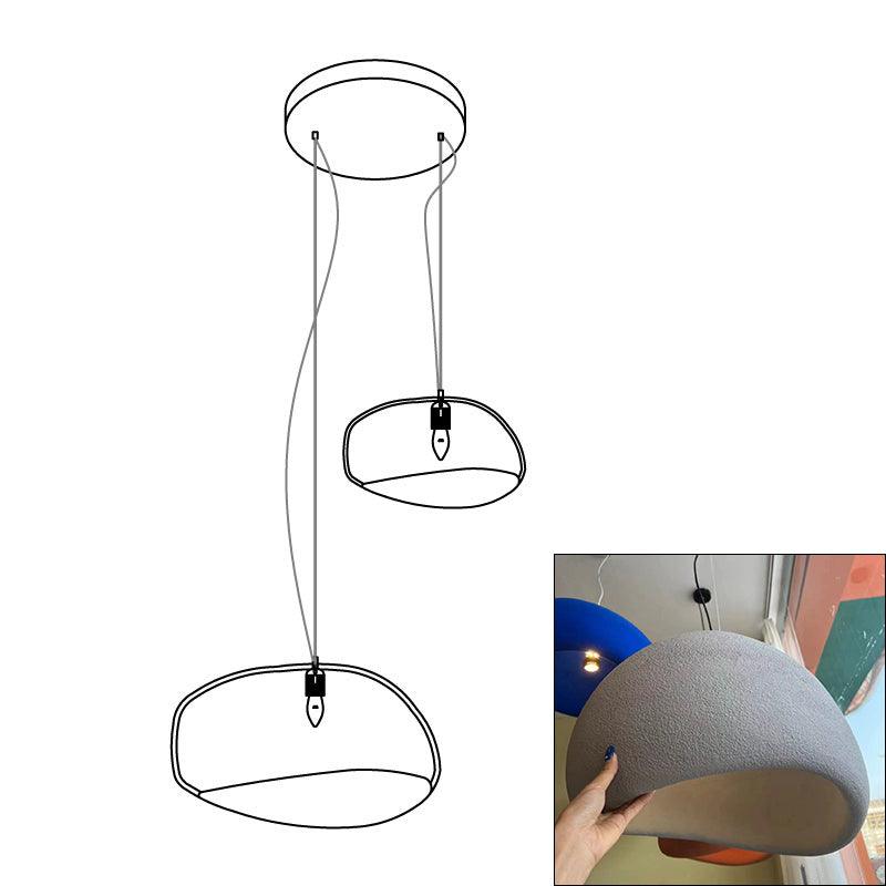 Khmara Rough Combination Chandelier B - Blowlighting