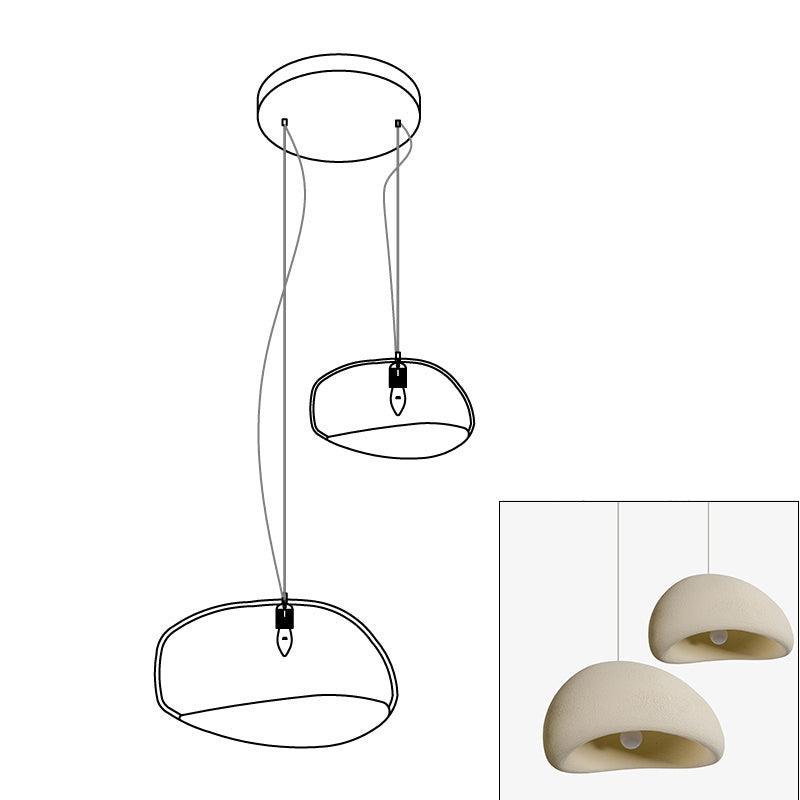 Khmara Rough Combination Chandelier B - Blowlighting