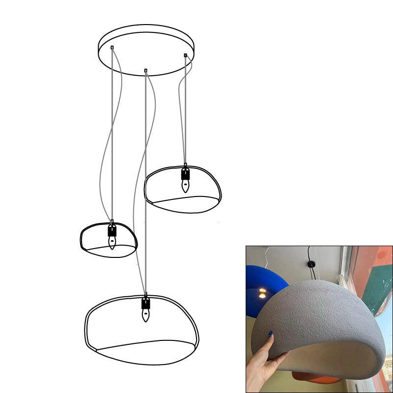 Khmara Rough Combination Chandelier B - Blowlighting