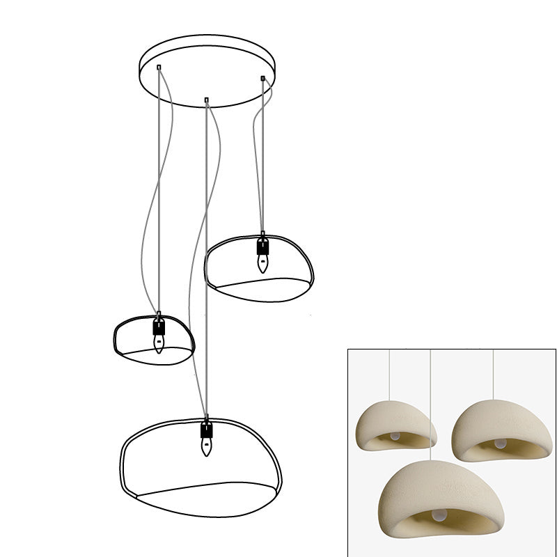 Khmara Rough Combination Chandelier B - Blowlighting