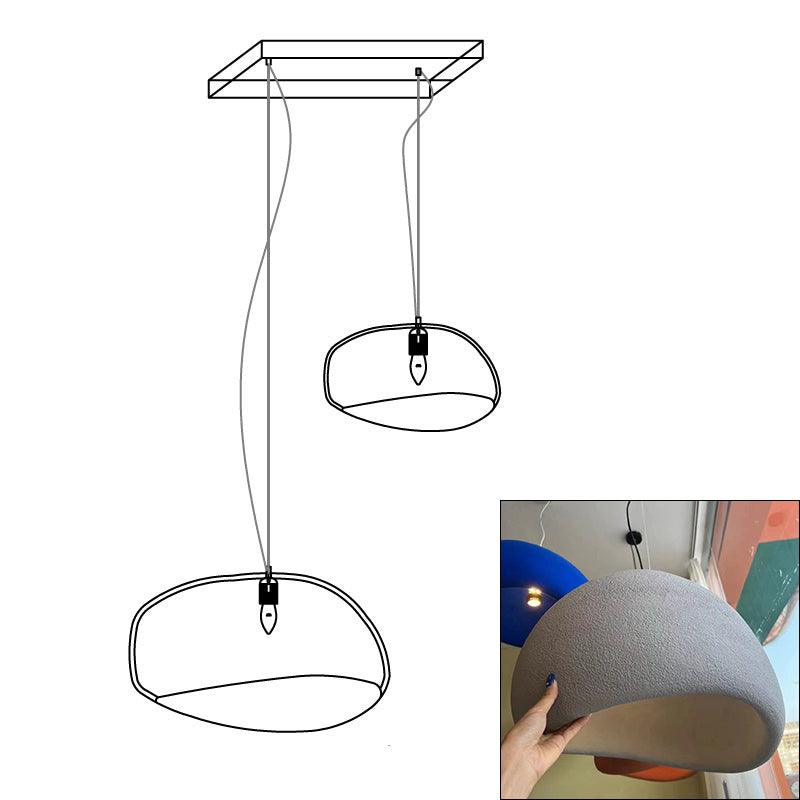 Khmara Rough Combination Chandelier B - Blowlighting