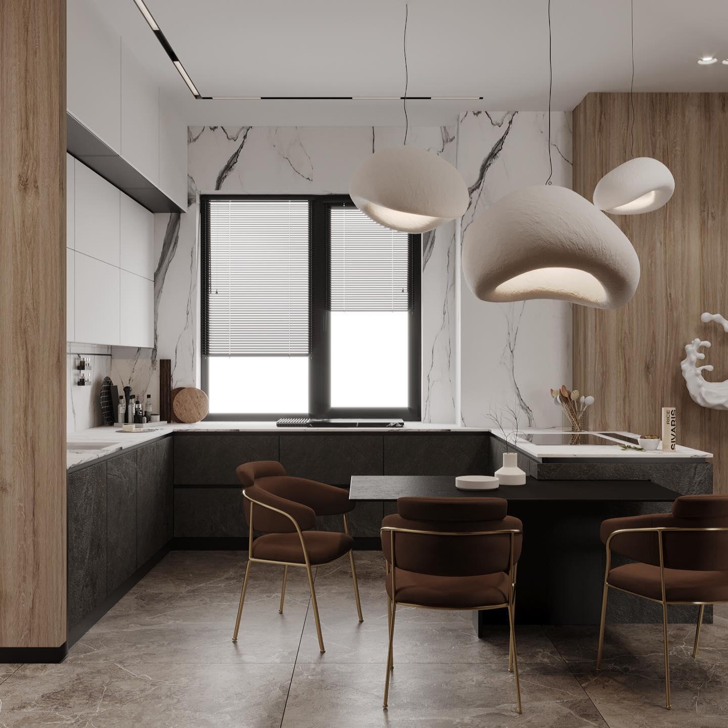 Ivinan Minimalist Cloud Style B Metal Pendant Light - Blowlighting