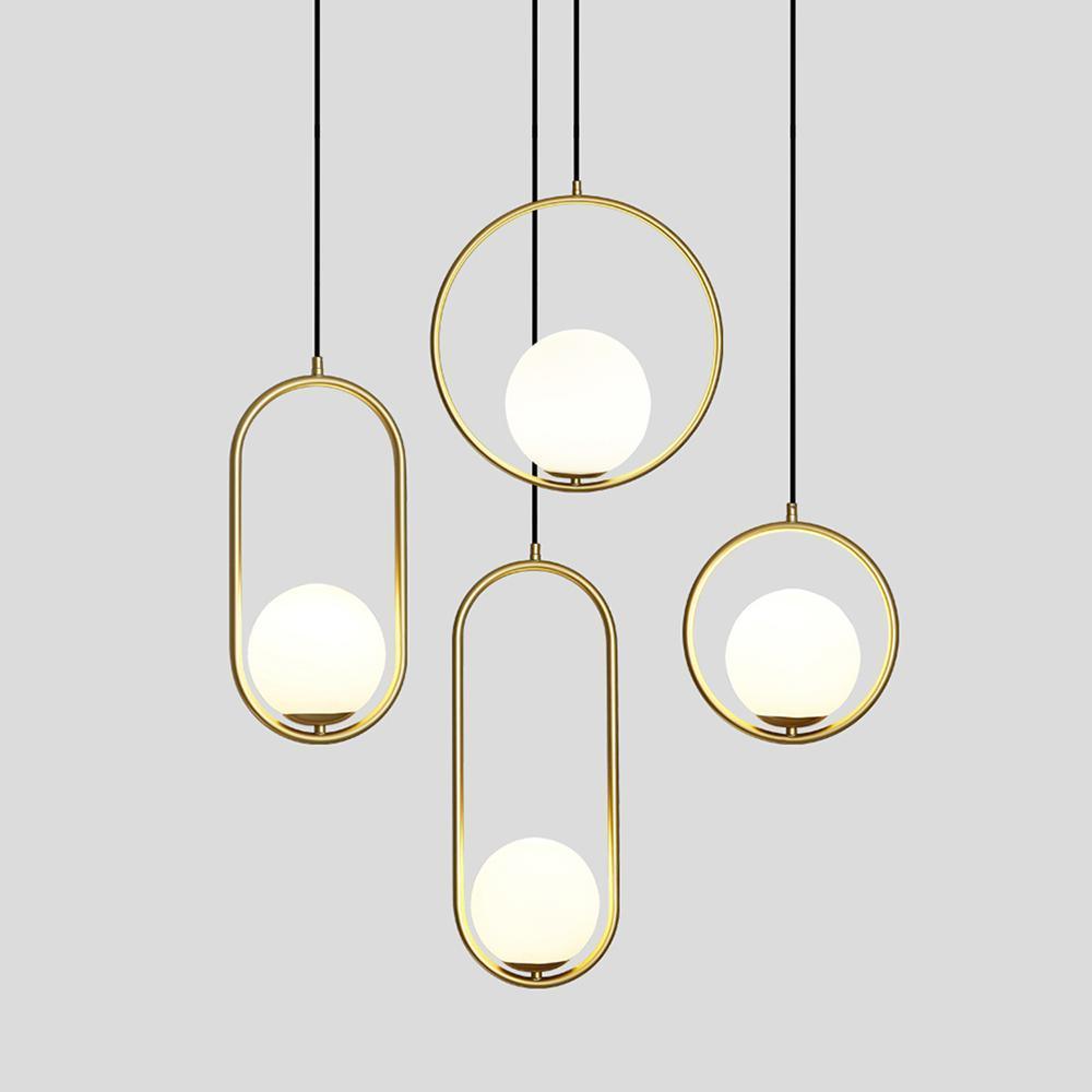 Mila Brass Pendant Swag Light - Blowlighting