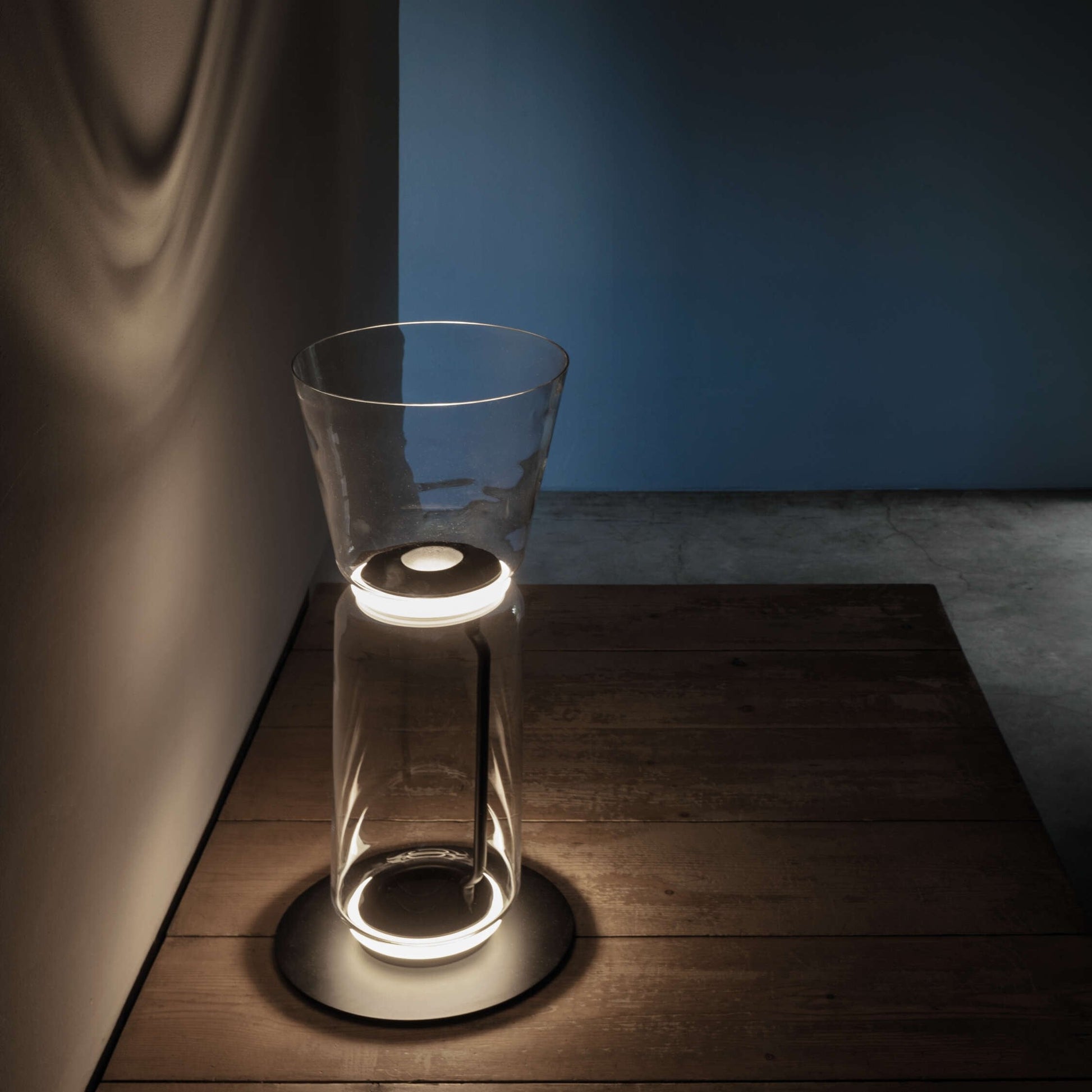 Bamboo Glass Floor Lamp - Blowlighting