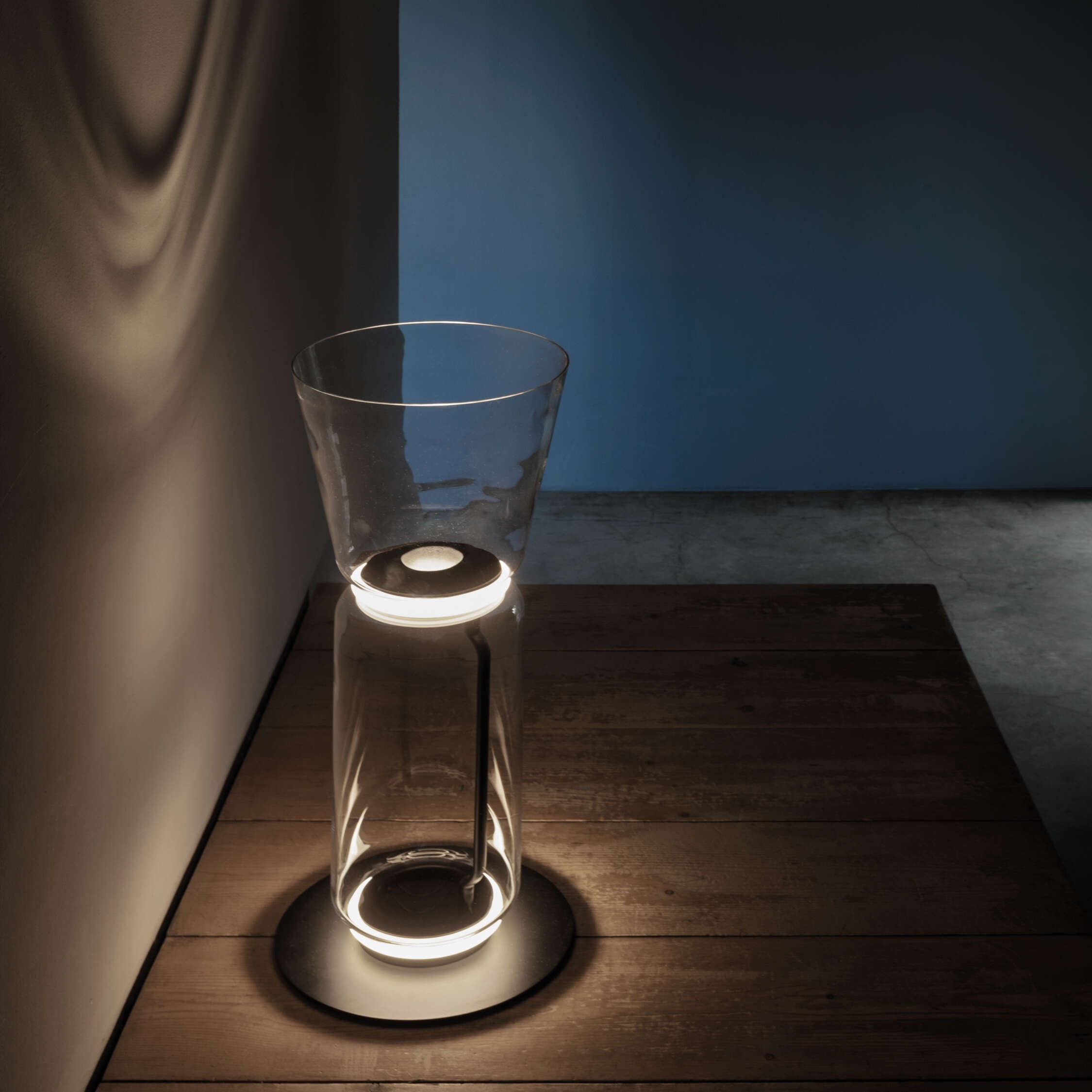 Bamboo Glass Floor Lamp - Blowlighting