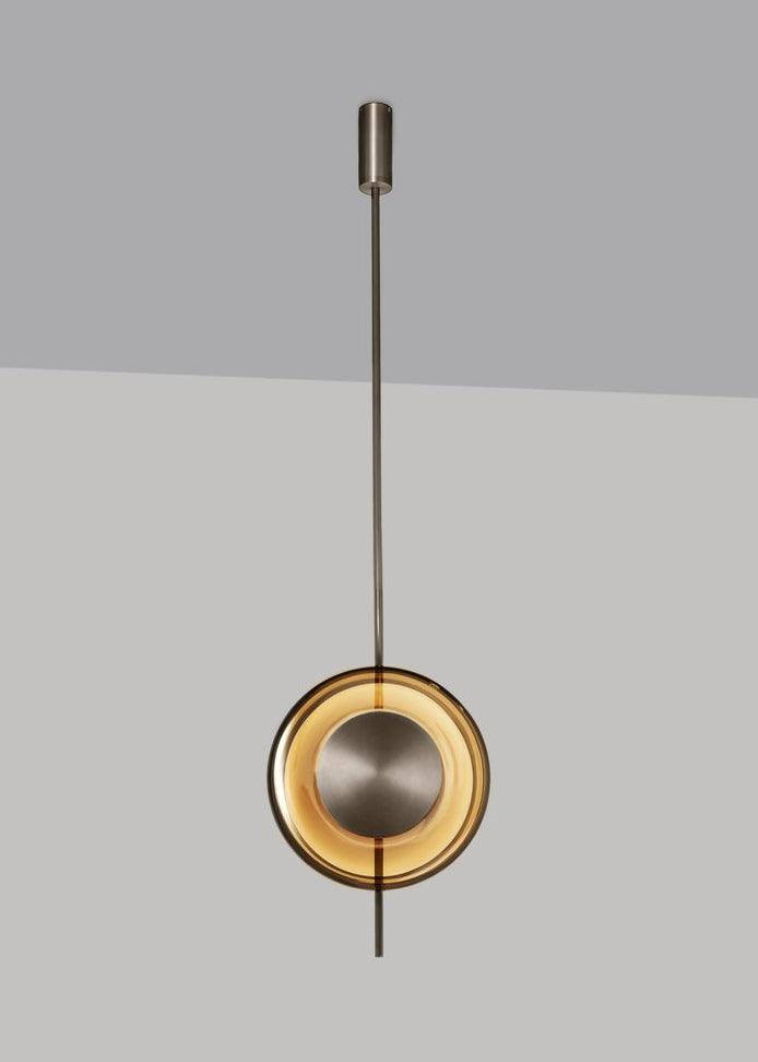 Umirus Modern Minimalist Glass Metal Pendant Lamp - Blowlighting