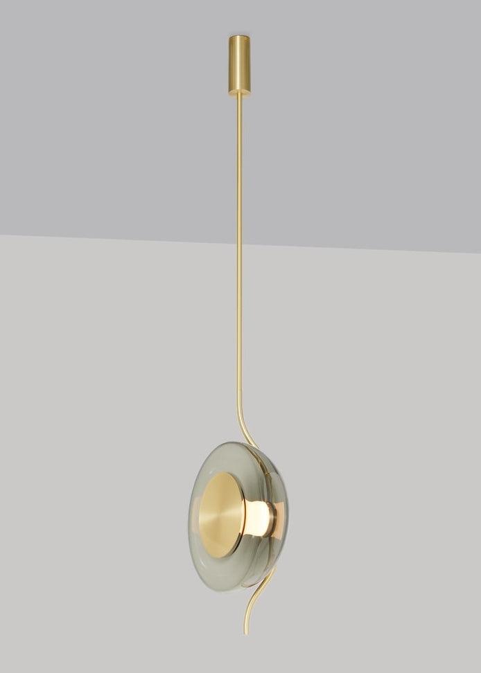 Umirus Modern Minimalist Glass Metal Pendant Lamp - Blowlighting