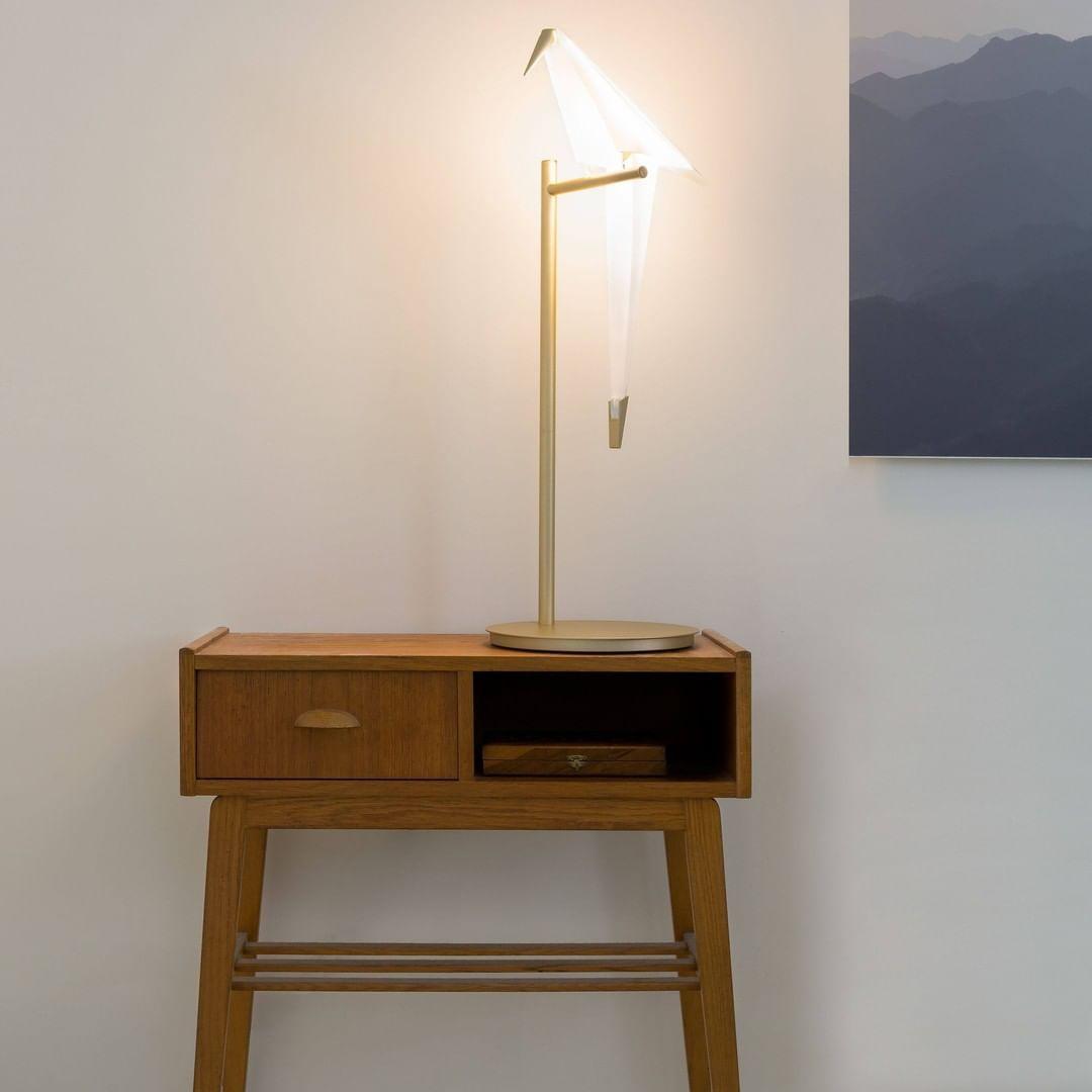 Paper Crane Bird Table Lamp - Blowlighting