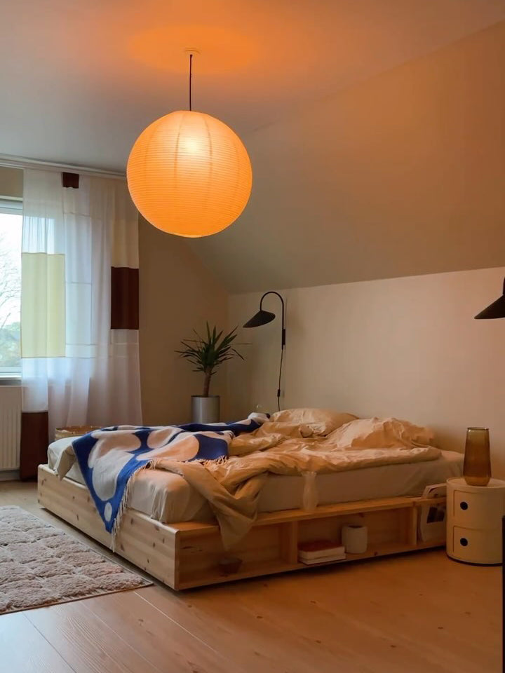Washi Paper A Pendant Lamp - Blowlighting