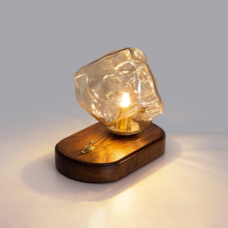 Ice Stone Glass Table Lamp - Blowlighting