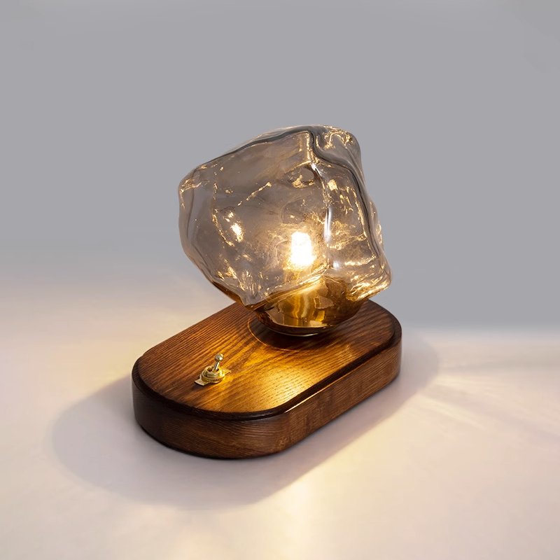 Ice Stone Glass Table Lamp - Blowlighting