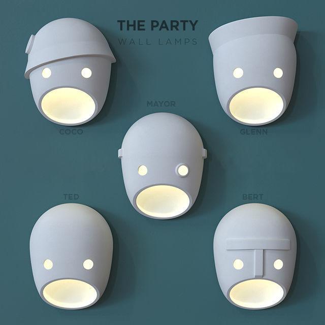 Mask Wall Light - Blowlighting