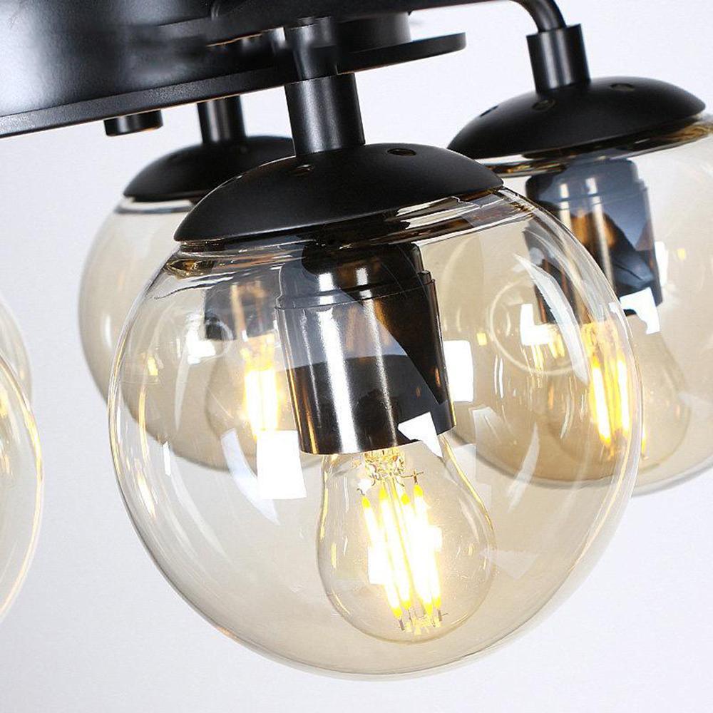 Black Vintage Ceiling Fan Light - Blowlighting